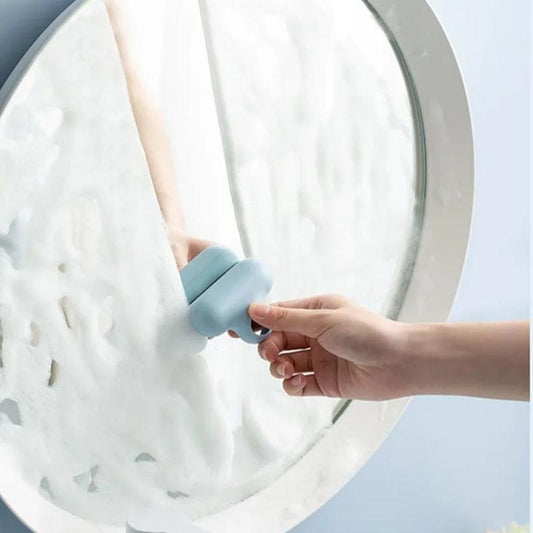 مسّاحة مرايا وزجاج سيليكون صغيرة على شكل حرف T – لتنظيف الأسطح بسهولة