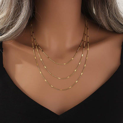 سلسلة ستانلس ستيل ثلاثية الطبقات