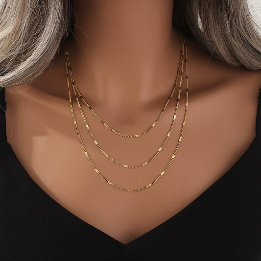 سلسلة ستانلس ستيل ثلاثية الطبقات