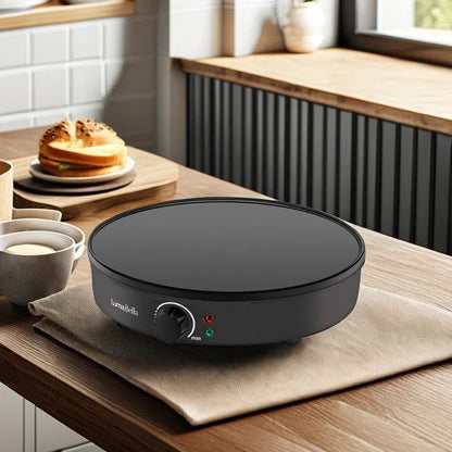 ماكينة صناعة البيتزا والكريب والفطائر والبان كيك – قوة 1000 وات