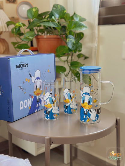 طقم ديزني دورق مع كوبين