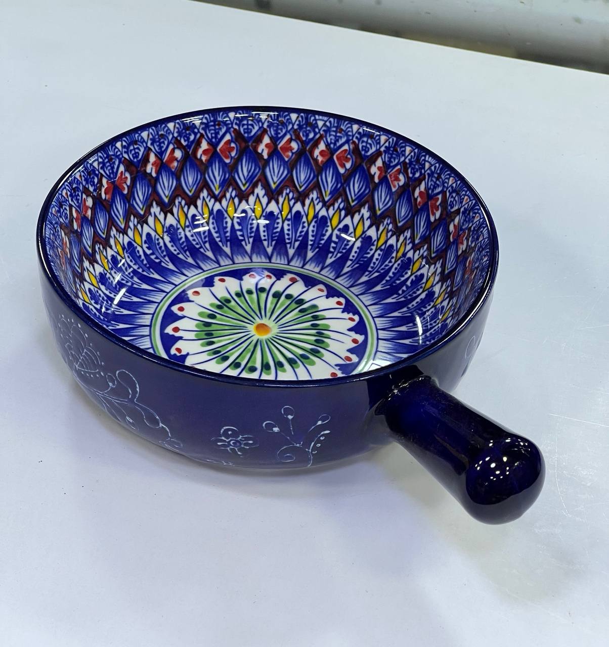 قلاية بورسلين حراري على النار مباشر مقاس 16 سم  الوان متعددة