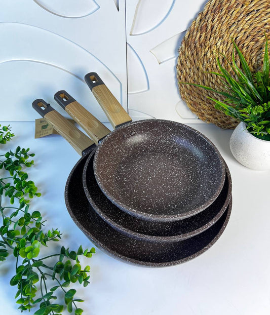 طقم طاسات جرانيت مكون  من 3قطع