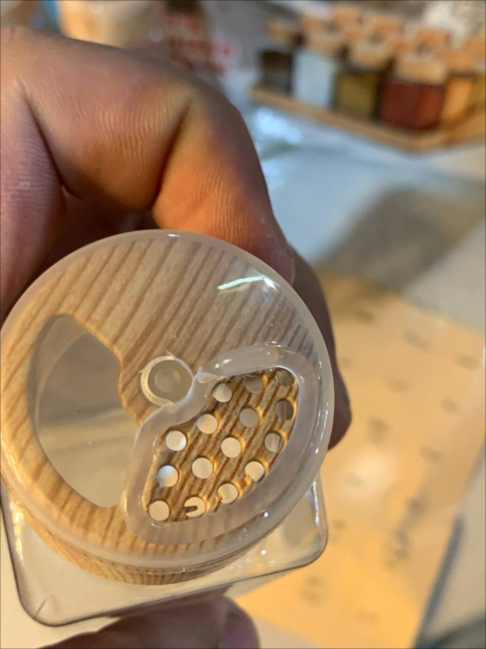 طقم توابل مربع 12×1 بقاعدة