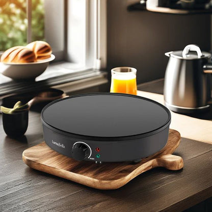 ماكينة صناعة البيتزا والكريب والفطائر والبان كيك – قوة 1000 وات