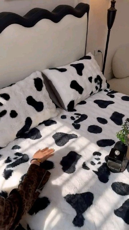 طقم كفر سرير فرو ناعم – 3 قطع