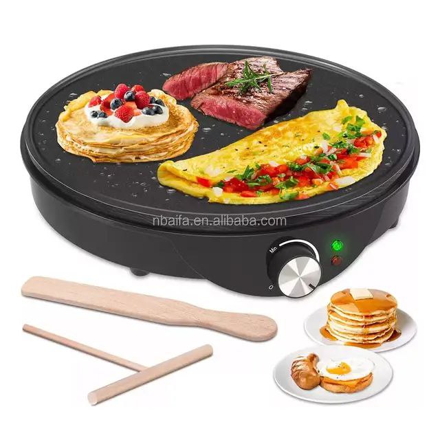 ماكينة صناعة البيتزا والكريب والفطائر والبان كيك – قوة 1000 وات