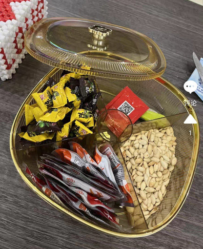 ❤️😍 للشياكة والفخامة 😍❤️  طبق تسالي اكريلك