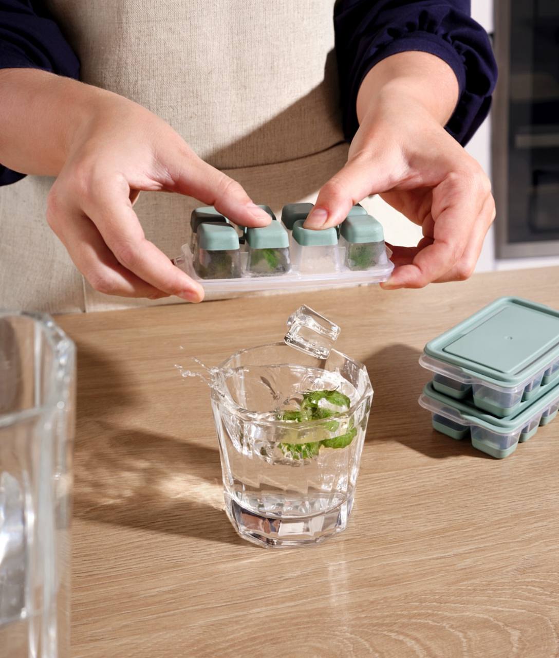 قالب ثلج ميني سيليكون 8 خانات