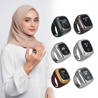 خاتم التسبيح الذكي الفاخر