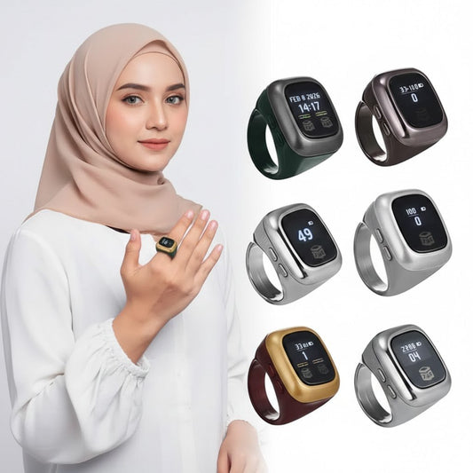 خاتم التسبيح الذكي الفاخر