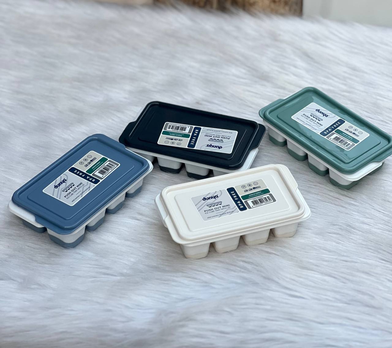 قالب ثلج ميني سيليكون 8 خانات