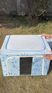 بوكس تخزين بقوائم معدن قابل للطي