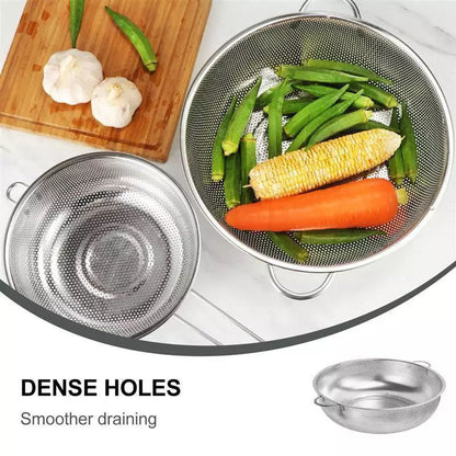 طقم مصافي خضروات استانلس 3 قطع