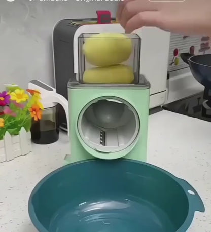 قطّاعة خضار دوّارة متعددة الوظائف 7×1