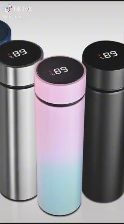 ترمس حراري ذكي مع شاشة LED لعرض درجة الحرارة