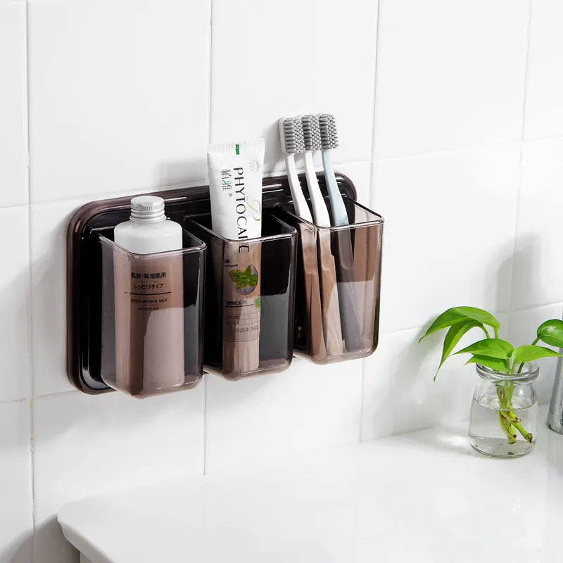 علبة تخزين بلاستيكية للحائط متعددة الاستخدامات