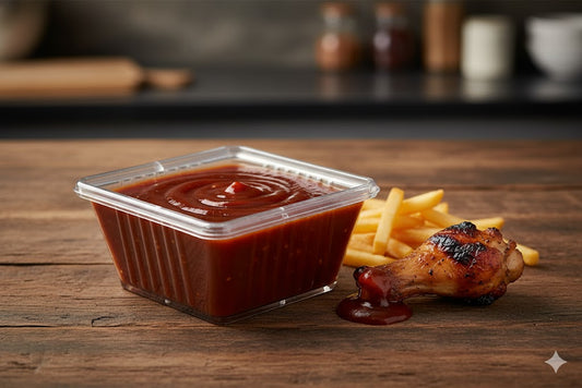 علبة صوصات صغيرة أكريليك